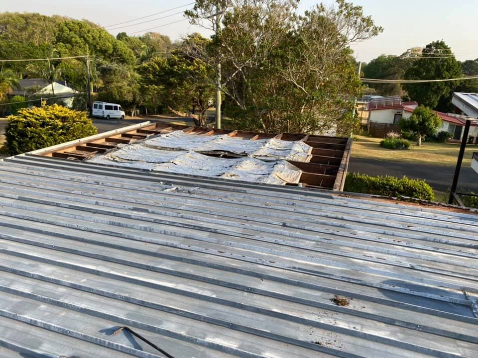 Before - Kliplok Roof Installation