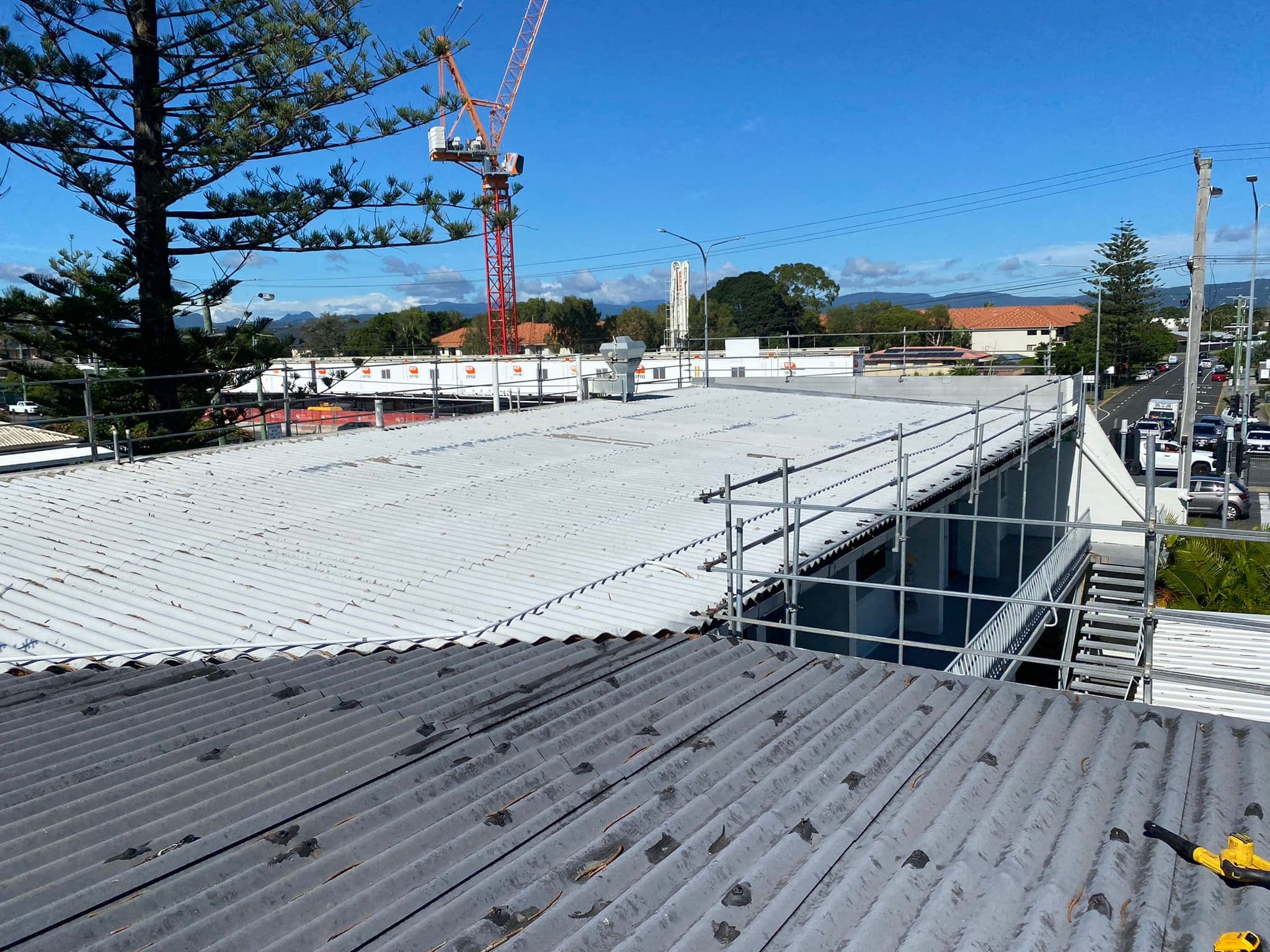 Before - Asbestos Roof Replacement